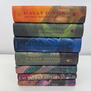 Harry Potter Hardcover Book Set 1-7 J.K. Rowling First American Editions